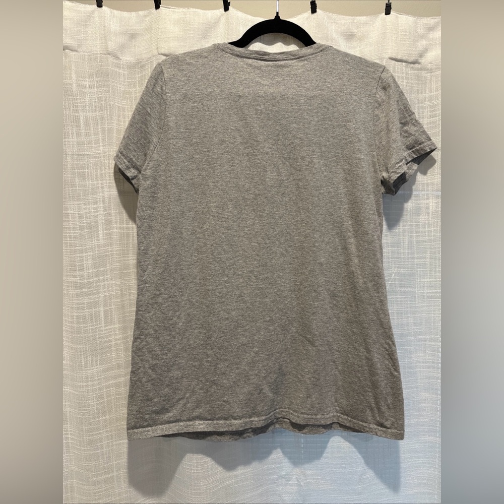90s Country George Straight Junkie Womens T Shirt Size Large Graphic Print Gray - Picture 3 of 5